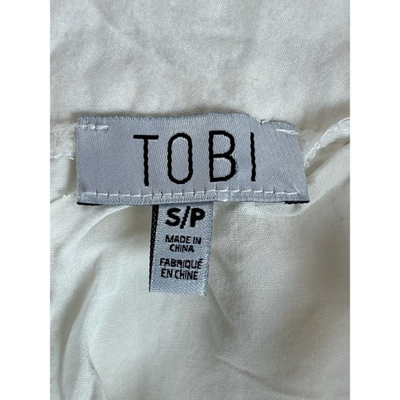 Tobi Womens Lace Crochet Shorts BBH16051J Back Zip Lightweight White Size Small - Picture 6 of 8